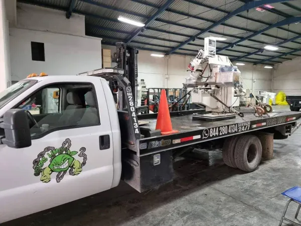 Transporte de maquinaria CNC